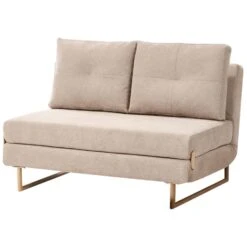 JERSLEV - 2-zits Slaapbank - Lichtbruin - Stof -LeenBakker Winkel 92e8ab29f088471daf441762acc30fda