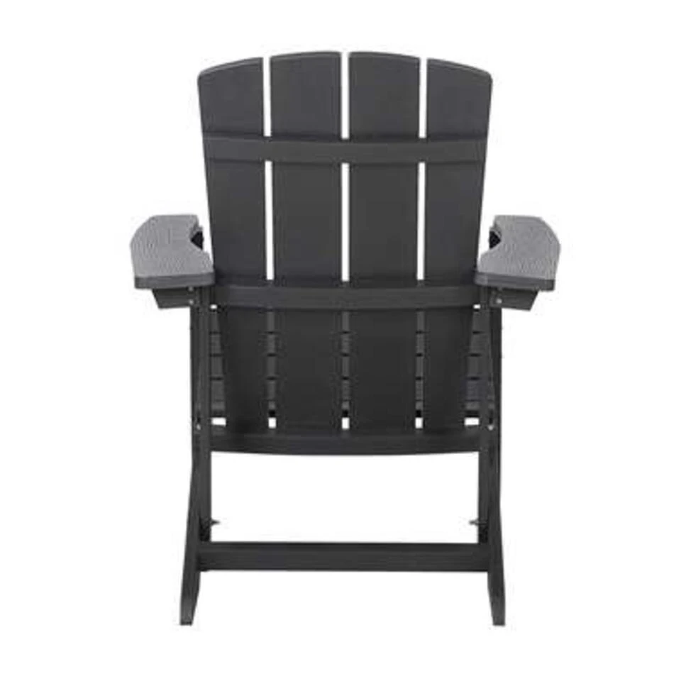 ADIRONDACK - Tuinstoel - Grijs - Kunsthout 9 ADIRONDACK - Tuinstoel - Grijs - Kunsthout - Afbeelding 7