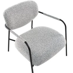 AUSVIKA - Fauteuil - Zwart/Wit - Polyester -LeenBakker Winkel 940128bab497479e9c7776fe1c039436