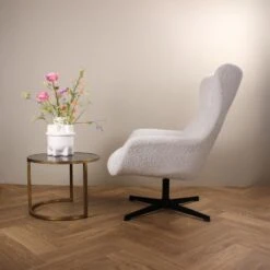 DS4U - Luka Draaifauteuil - Wit -LeenBakker Winkel 9411eb3a787b47cd9fd66d9fffecefa4