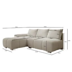 Meubella - Broome - Hoekbank 3-zits - Grijs Teddystof - Links 11 Meubella - Broome - Hoekbank 3-zits - Grijs Teddystof - Links -LeenBakker Winkel 9422935ab30e49708af5d8e8d61273d2 1