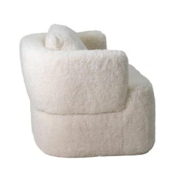 Draaifauteuil Beige Fluffy - Zithoogte 43cm - Ollie -LeenBakker Winkel 943cd9fa8db140faa0c059adf3ea0542