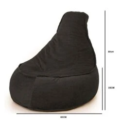 Bobbel Home - Zitzak Stoelvorm - Santiago - Ribstof – Zitstoel - Junior - 100 -LeenBakker Winkel 94a52680036742d5be85ead6dced7a07