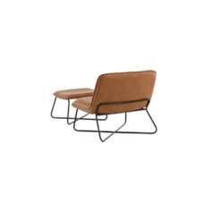 Svea - Selo Fauteuil Met Voetenbank - Lederlook - Cognac -LeenBakker Winkel 9517730a537a4ac8bb23d56d1cb860b3