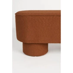 Housecraft Marcos Bankje Bouclé Rood/ Bruin -LeenBakker Winkel 95a8ddb84baf4da29d1212cd9f0c3c77