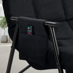 CLP Schommelstoel Cathy Stof - Zwart -LeenBakker Winkel 966e30af1c3a47ff9e219b7b1539a69b