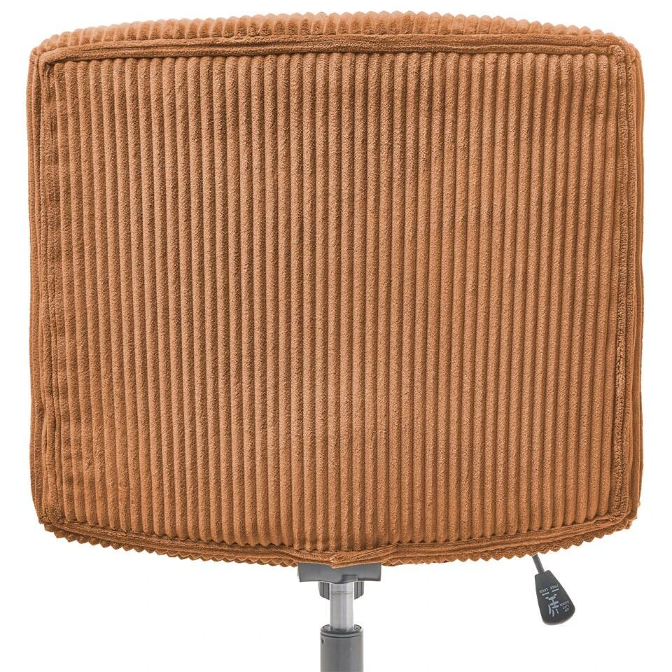 GEDDES - Bureaustoel - Goudbruin - Corduroy 11 GEDDES - Bureaustoel - Goudbruin - Corduroy - Afbeelding 9