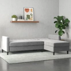 Celine - 3-zits Hoekslaapbank In Grijs Fluweel -LeenBakker Winkel 96bcebad2ce345f9a8593eac84bbedb8