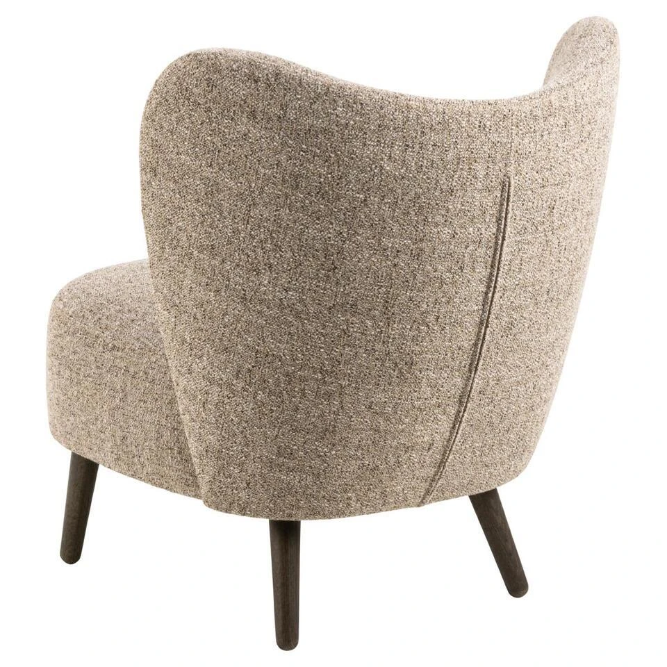 Fauteuil Lichtbruin Stof - Zithoogte 45cm - Ellie 6 Fauteuil Lichtbruin Stof - Zithoogte 45cm - Ellie - Afbeelding 4
