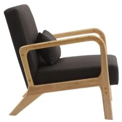 CLP Fauteuil Hibbing Natura Frame - Hout - Bruin -LeenBakker Winkel 9804b038cbce44f7892d1a8493dd8d5a
