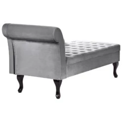 PESSAC - Chaise Longue - Lichtgrijs - Linkerzijde - Fluweel -LeenBakker Winkel 9812b24ab49a42e583b762a4a7b1637e