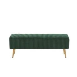 Beliani Hocker PATERSON - Groen Fluweel -LeenBakker Winkel 9830a510fef34d278e4a0b6c8aea32a2