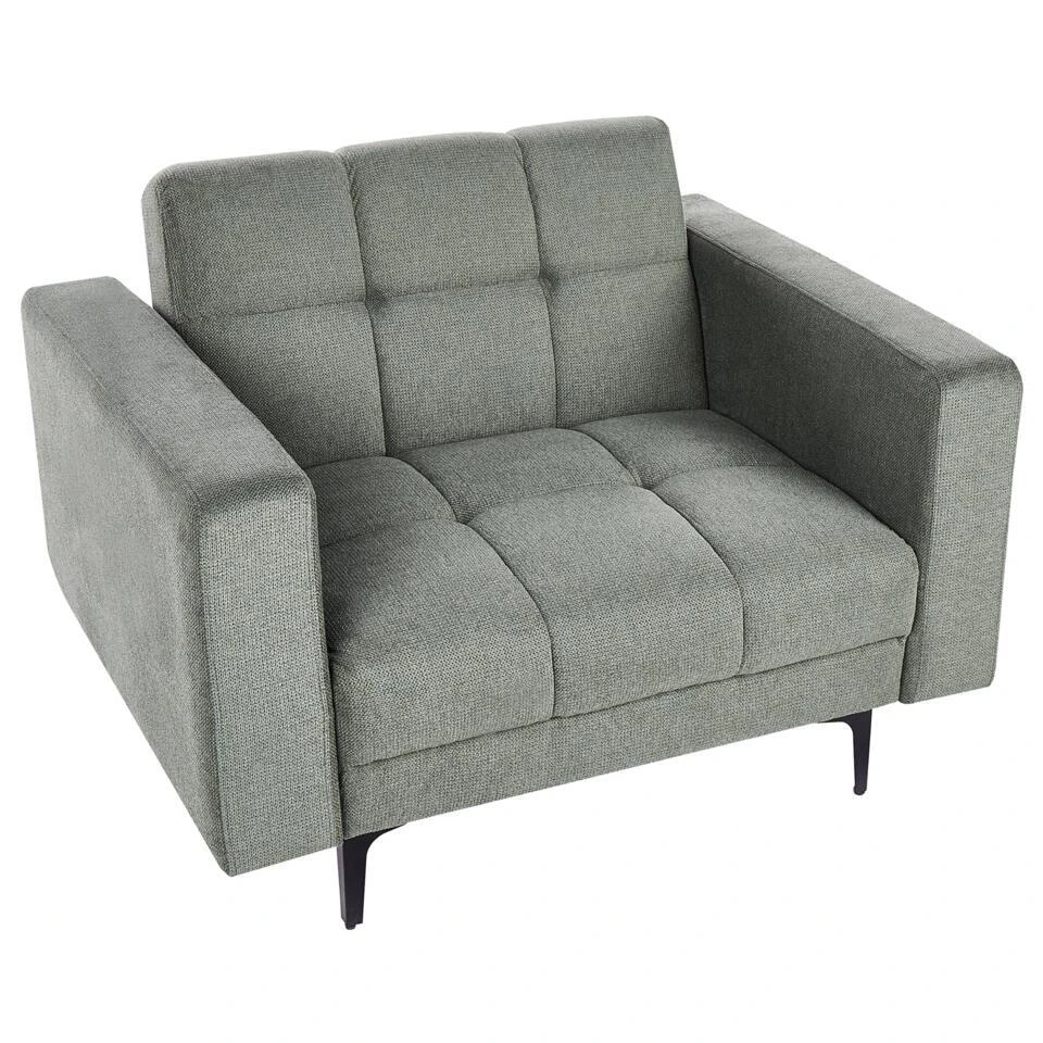 ALNES - Fauteuil - Donkergroen - Stof 10 ALNES - Fauteuil - Donkergroen - Stof - Afbeelding 8