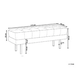 ROSEVILLE - Bankje - Beige - Fluweel 11 ROSEVILLE - Bankje - Beige - Fluweel -LeenBakker Winkel 98e49f57b7a64653959dddea6c0fd0a2