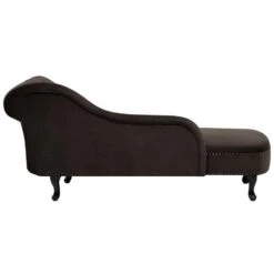 NIMES - Chaise Longue - Bruin - Rechterzijde - Fluweel -LeenBakker Winkel 992c845b668547c59ae5f98c935c090f