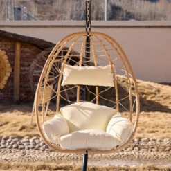 Hangstoel Van Bruin Rotan En Metaal 15 Hangstoel Van Bruin Rotan En Metaal -LeenBakker Winkel 993114053975470895572c4cb069b97a