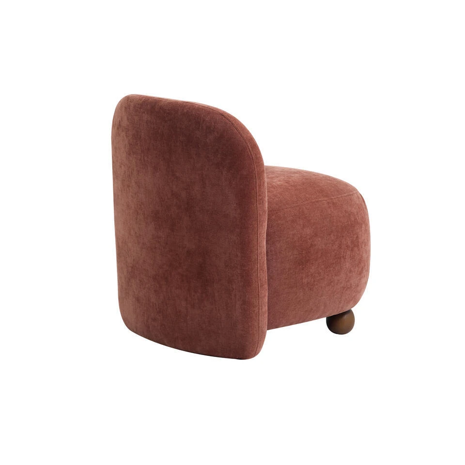 Scandinavische Salonstoel Met Houten Poten En Stof 10 Scandinavische Salonstoel Met Houten Poten En Stof - Afbeelding 8