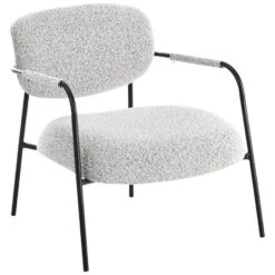 AUSVIKA - Fauteuil - Zwart/Wit - Polyester -LeenBakker Winkel 99e50ee1719a47348171c998708215cc