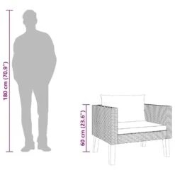 VidaXL - Tuinbank Eenzits - Zwart - Poly Rattan - Met Kussens 21 VidaXL - Tuinbank Eenzits - Zwart - Poly Rattan - Met Kussens -LeenBakker Winkel 99e64717fedf442fb4cbcc07bd13aa5d