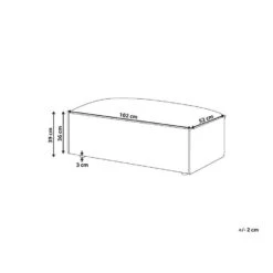 HELLNAR - Ottomaan - Beige - Fluweel 10 HELLNAR - Ottomaan - Beige - Fluweel -LeenBakker Winkel 9a5e8303261146739d454cbb67d6b938 1