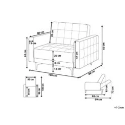 ABERDEEN - Fauteuil - Wit - Bouclé -LeenBakker Winkel 9ab7e938757541689458938161453704