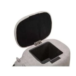 Beliani Dierenhocker HIPPO - Grijs Kunstleer 8 Beliani Dierenhocker HIPPO - Grijs Kunstleer -LeenBakker Winkel 9c539392356f45859054df51323db8f9