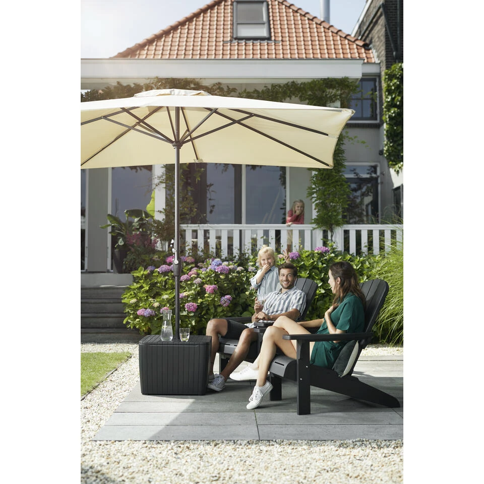 Keter Troy Adirondack Tuinstoel - Set Van 2 - 81x80x96,5cm - Zwart 11 Keter Troy Adirondack Tuinstoel - Set Van 2 - 81x80x96,5cm - Zwart - Afbeelding 9