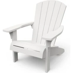 Keter Troy Adirondack Tuinstoel - Set Van 2 - 85x80x96.5cm - Wit -LeenBakker Winkel 9cff78ffa9f944ca9b8836d084fc9519