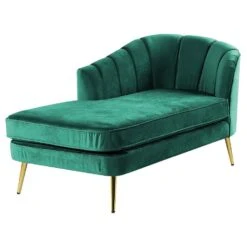 ALLIER - Chaise Longue - Groen - Rechterzijde - Fluweel 16 ALLIER - Chaise Longue - Groen - Rechterzijde - Fluweel -LeenBakker Winkel 9d0464ff5d4648329a430fe3f6a2ecfc