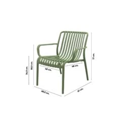 Stripe Loungestoel - Mosgroen -LeenBakker Winkel 9d39c39bb03b4fd5aa93c28b76a512bc