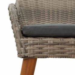 VidaXL - Tuinstoel - Zwart - Poly Rattan - 55 X 62.5 X 82cm -LeenBakker Winkel 9d417182949d4b5391957b5412088e6d