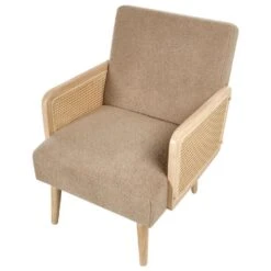HOJBY - Fauteuil - Zandbeige - Bouclé -LeenBakker Winkel 9d76c09e5eda41a3b1c55740be572987