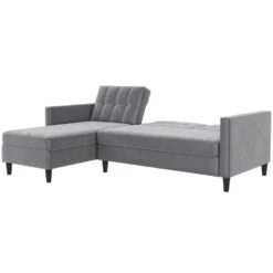 Hartford - 3-zits Slaapbank In Grijs Fluweel -LeenBakker Winkel 9dc0197c40594dad994efe65ffdd7dbe