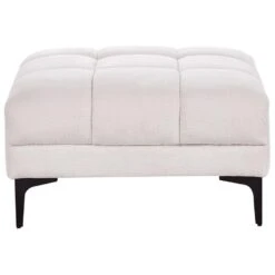 ALNES - Ottomaan - Gebroken Wit - Polyester -LeenBakker Winkel 9ddce803084a479089243022e47034ee