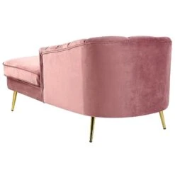 ALLIER - Chaise Longue - Roze - Linkerzijde - Fluweel -LeenBakker Winkel 9e1f8b7abe2e401780ff4c1bf837b79b