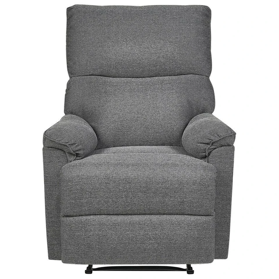 EVERTON - TV-fauteuil - Grijs - Polyester 7 EVERTON - TV-fauteuil - Grijs - Polyester - Afbeelding 5