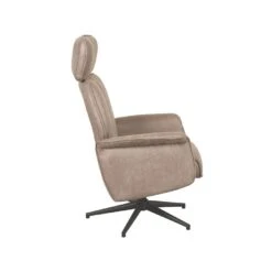 LABEL51 Fauteuil Verdal - Taupe - Micro Suede - 79x77x109 Cm -LeenBakker Winkel 9ee78e192a7a43e18789b5dcf0d3dbbd