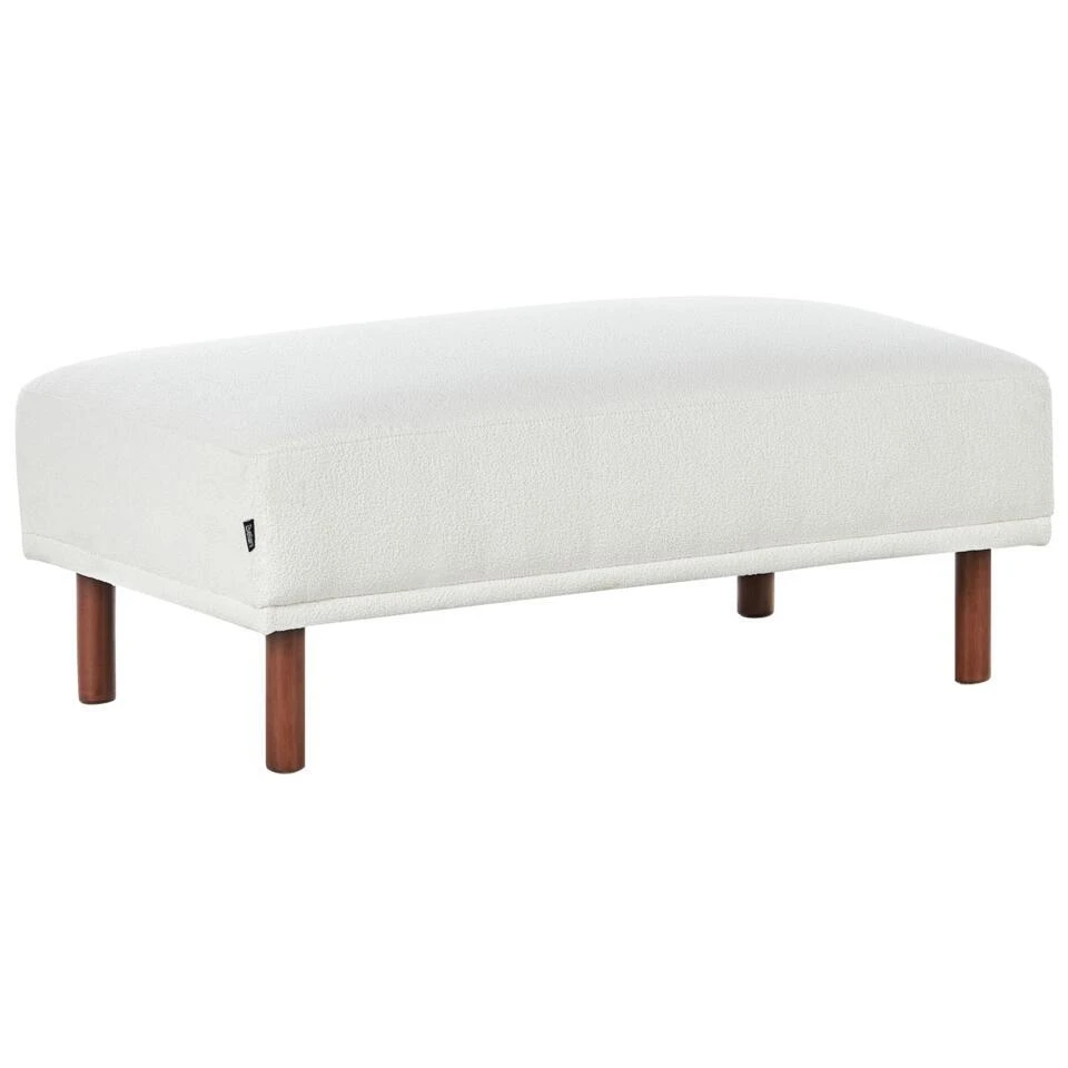 HOLT - Ottomaan - Wit - Bouclé 7 HOLT - Ottomaan - Wit - Bouclé - Afbeelding 5