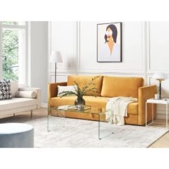 Beliani Driezitsbank - EKSJO Geel Fluweel 7 Beliani Driezitsbank - EKSJO Geel Fluweel -LeenBakker Winkel a0a235e4dbe94d7f87306025126e9741