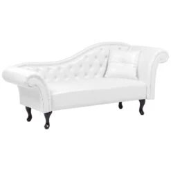 LATTES - Chaise Longue - Wit - Rechterzijde - Kunstleer 20 LATTES - Chaise Longue - Wit - Rechterzijde - Kunstleer -LeenBakker Winkel a18ebc055f0a47fda0b3b0807b0b8ee8