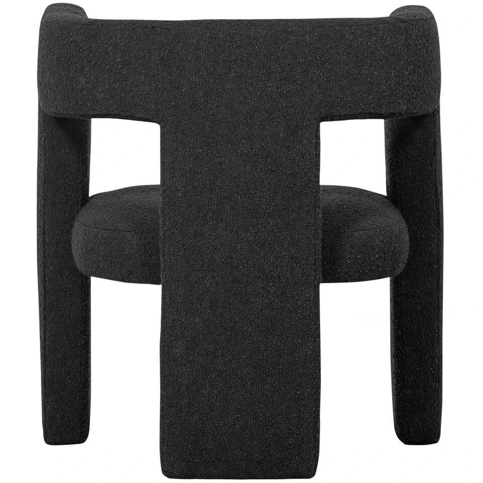 WOOOD Tiwa Fauteuil - Bouclé - Donkergrijs - 70x64x64 9 WOOOD Tiwa Fauteuil - Bouclé - Donkergrijs - 70x64x64 - Afbeelding 7