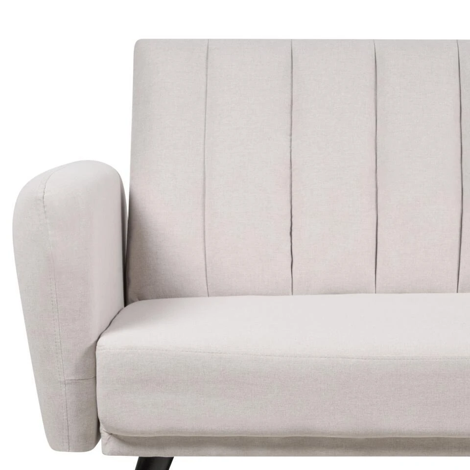 VIMMERBY - Slaapbank - Beige - Polyester 11 VIMMERBY - Slaapbank - Beige - Polyester - Afbeelding 9