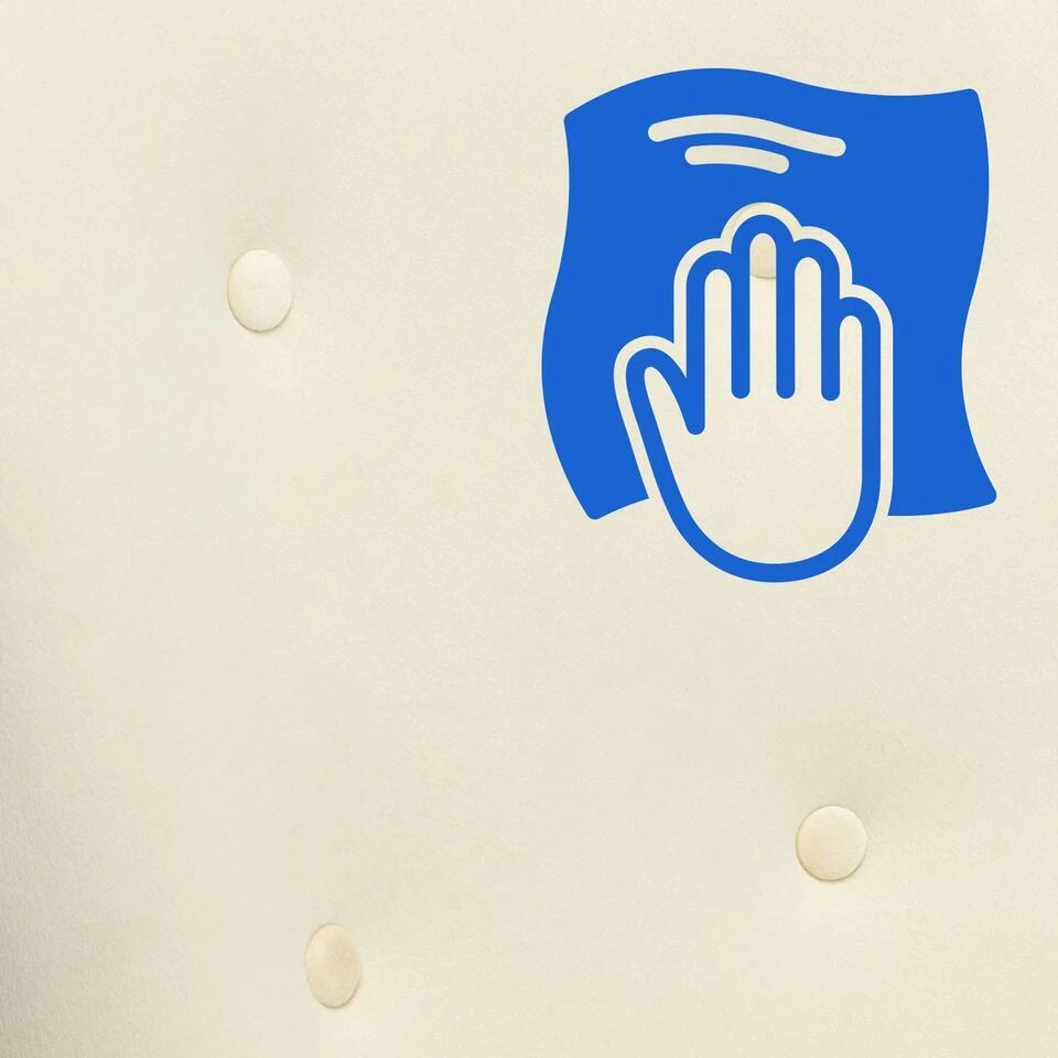 CLP Schommelstoel Sanka Fluweel - Creme 8 CLP Schommelstoel Sanka Fluweel - Creme - Afbeelding 6