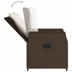 VidaXL - Tuinstoel - Bruin - Poly Rattan -LeenBakker Winkel a34245da2047495a845282ee3e32c4b1