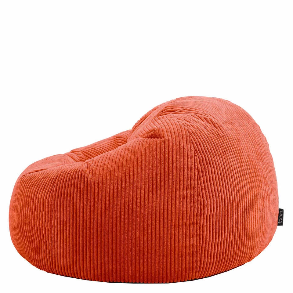 Icon Zitzak Kingston - Corduroy Zitzak Volwassenen - Oranje 5 Icon Zitzak Kingston - Corduroy Zitzak Volwassenen - Oranje - Afbeelding 3