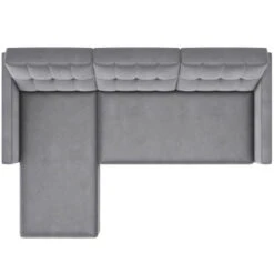 Hartford - 3-zits Slaapbank In Grijs Fluweel -LeenBakker Winkel a3acf42ca8f14c3e981c078c4f0d7e77