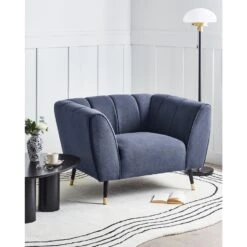 ORSTA - Fauteuil - Donkerblauw - Polyester -LeenBakker Winkel a3b486726c404a2781b6da52b73c7cb1