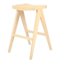 Barkruk Naturel Rotan - Zithoogte 75cm - 45x32x75cm - Jules - Set Van 2 -LeenBakker Winkel a427e9176ad844cfbf1b0960c56b23a2