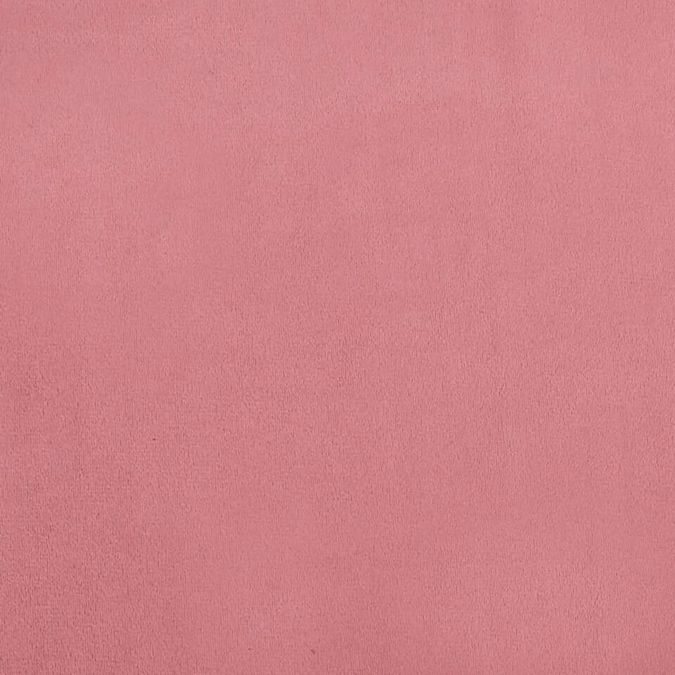 VidaXL - Voetenbank - Roze - Fluweel 7 VidaXL - Voetenbank - Roze - Fluweel - Afbeelding 5