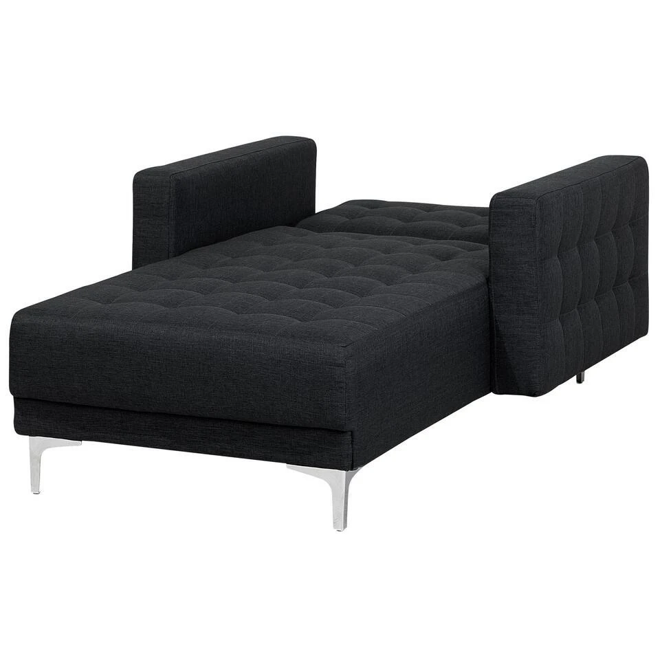 ABERDEEN - Chaise Longue - Grijs - Symmetrisch - Polyester 12 ABERDEEN - Chaise Longue - Grijs - Symmetrisch - Polyester - Afbeelding 10